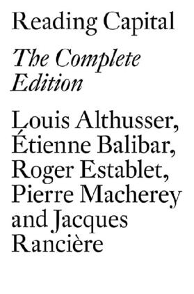 Althusser | Reading Capital: The Complete Edition | Buch | 978-1-78478-141-5 | sack.de