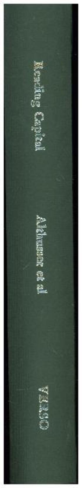 Althusser |  Reading Capital | Buch |  Sack Fachmedien
