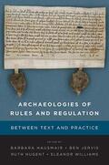 Hausmair / Jervis / Nugent |  Archaeologies of Rules and Regulation | Buch |  Sack Fachmedien