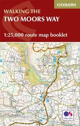 Viccars |  Two Moors Way Map Booklet | Buch |  Sack Fachmedien