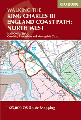 Harker |  Walking the King Charles III England Coast Path: North West - Cumbria Map Booklet | Buch |  Sack Fachmedien
