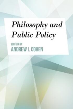 Cohen |  Philosophy and Public Policy | eBook | Sack Fachmedien