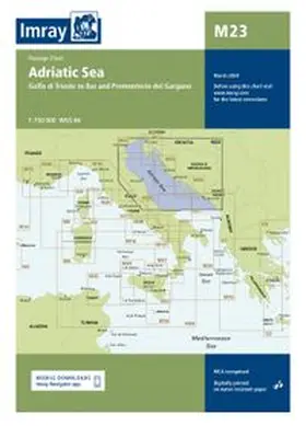 Imray |  M23 Adriatic Sea Passage Chart | Sonstiges |  Sack Fachmedien