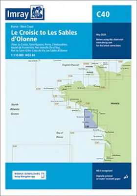  C40 Le Croisic to Les Sables d’Olonne, Imray Chart | Sonstiges |  Sack Fachmedien