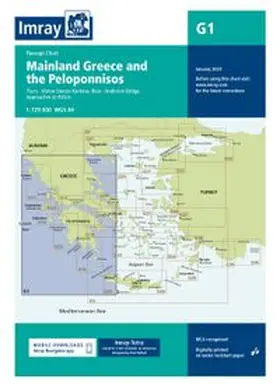 Imray |  G1 Mainland Greece and the Peloponnisos | Sonstiges |  Sack Fachmedien