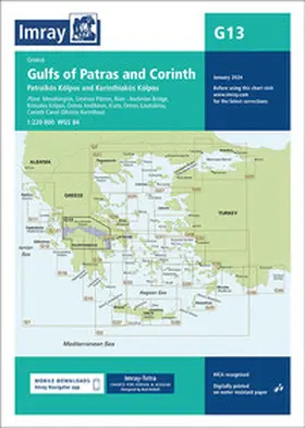 Imray |  G13 Gulfs of Patras and Corinth | Buch |  Sack Fachmedien