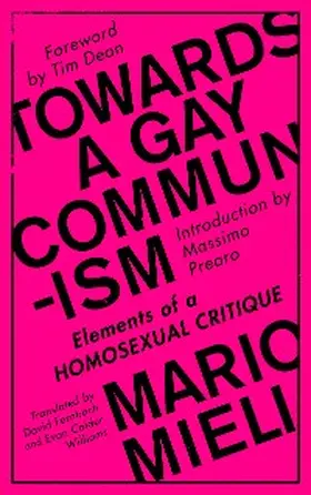 Mieli |  Towards a Gay Communism | eBook | Sack Fachmedien