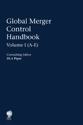 Piper |  Global Merger Control Handbook | Buch |  Sack Fachmedien