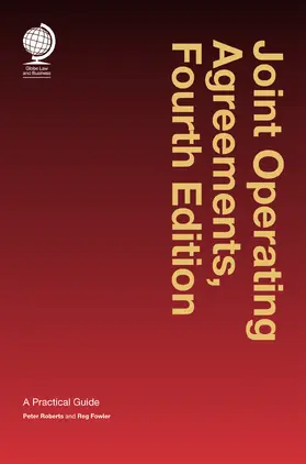 Roberts / Fowler |  Joint Operating Agreements | Buch |  Sack Fachmedien