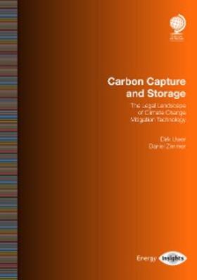 Uwer / Zimmer |  Carbon Capture and Storage | eBook | Sack Fachmedien