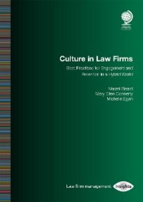 Beard Nelson / Connerty / Egan |  Culture in Law Firms | eBook | Sack Fachmedien