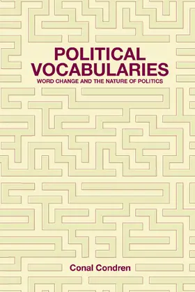Condren |  Political Vocabularies | eBook | Sack Fachmedien