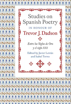 Letrán / Torres |  Studies on Spanish Poetry in Honour of Trevor J. Dadson | eBook | Sack Fachmedien