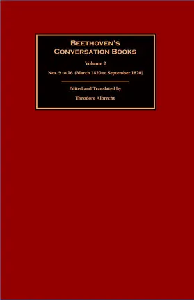 Albrecht |  Beethoven's Conversation Books Volume 2 | eBook | Sack Fachmedien