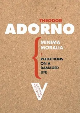 Adorno |  Minima Moralia | eBook | Sack Fachmedien
