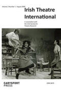  Irish Theatre International | Buch |  Sack Fachmedien