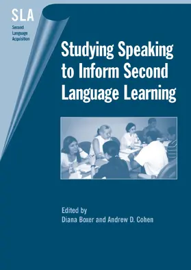Boxer / Cohen |  Studying Speaking to Inform Second Language Learning | eBook | Sack Fachmedien