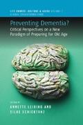 Leibing / Schicktanz |  Preventing Dementia? | eBook | Sack Fachmedien