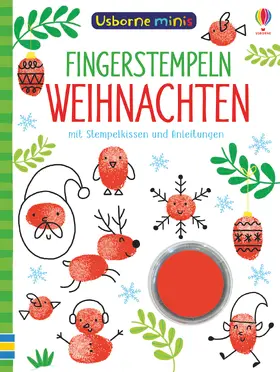 Smith |  Usborne Minis - Fingerstempeln: Weihnachten | Buch |  Sack Fachmedien
