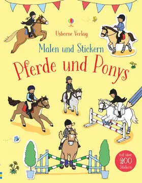 Patchett |  Malen und Stickern: Pferde und Ponys | Buch |  Sack Fachmedien