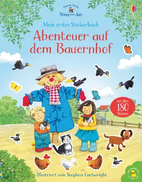 Greenwell |  Nina und Jan - Mein erstes Stickerbuch: Abenteuer auf dem Bauernhof | Buch |  Sack Fachmedien