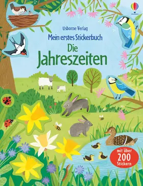 Bathie |  Mein erstes Stickerbuch: Die Jahreszeiten | Buch |  Sack Fachmedien