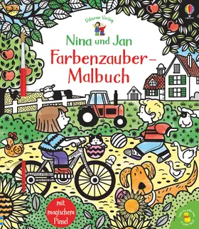  Nina und Jan - Farbenzauber-Malbuch | Buch |  Sack Fachmedien