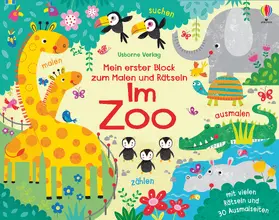 Robson |  Mein erster Block zum Malen und Rätseln: Im Zoo | Buch |  Sack Fachmedien