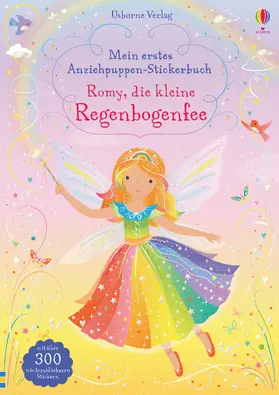 Watt |  Mein erstes Anziehpuppen-Stickerbuch: Romy, die kleine Regenbogenfee | Buch |  Sack Fachmedien