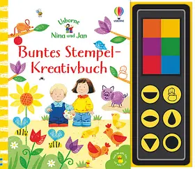 Taplin |  Nina und Jan - Buntes Stempel-Kreativbuch | Buch |  Sack Fachmedien