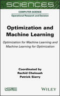 Chelouah / Siarry |  Optimization and Machine Learning | Buch |  Sack Fachmedien