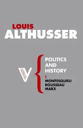Althusser |  Politics and History | eBook | Sack Fachmedien
