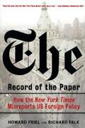 Friel / Falk |  The Record of the Paper | eBook | Sack Fachmedien