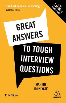 Yate | Great Answers to Tough Interview Questions | Buch | 978-1-78966-691-5 | sack.de