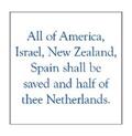 Alexander |  All of America, Israel, New Zealand, Spain Shall Be Saved and Half of Thee Netherlands. | eBook | Sack Fachmedien