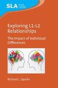 Sparks |  Exploring L1-L2 Relationships | eBook | Sack Fachmedien
