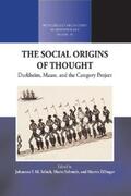 Schick / Schmidt / Zillinger |  The Social Origins of Thought | eBook | Sack Fachmedien