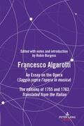 Burgess / Algarotti |  FRANCESCO ALGAROTTI | Buch |  Sack Fachmedien