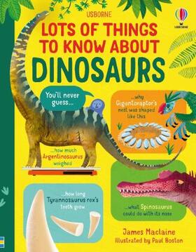 Maclaine |  Lots of Things to Know About Dinosaurs | Buch |  Sack Fachmedien