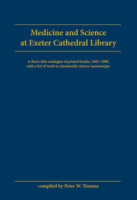 Medicine and Science at Exeter Cathedral Library | E-Book | www.sack.de