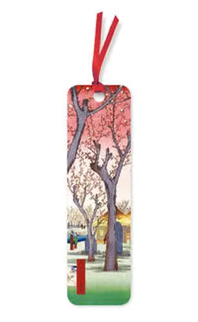 Flame Tree Publishing |  10er-Verpackungseinheit Lesezeichen: Utagawa Hiroshige, Pflaumengarten | Sonstiges |  Sack Fachmedien
