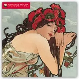 Flame Tree Publishing |  Alphonse Mucha - Alfons Mucha 2027 - Original Flame Tree Publishing-Kalender [Kalender] | Sonstiges |  Sack Fachmedien