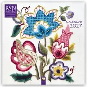 Flame Tree Publishing |  Royal School of Needlework 2027 - Original Flame Tree Publishing-Kalender [Kalender] | Sonstiges |  Sack Fachmedien