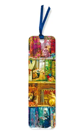 Flame Tree Publishing |  10er-Verpackungseinheit Lesezeichen: Aimee Stewart, Bücherregal Carpe Diem | Sonstiges |  Sack Fachmedien