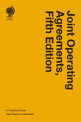 Roberts / Fowler |  Joint Operating Agreements | Buch |  Sack Fachmedien