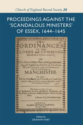 Hart |  Proceedings Against the 'Scandalous Ministers' of Essex, 1644-1645 | Buch |  Sack Fachmedien