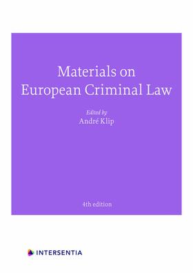 Klip | Materials on European Criminal Law | Buch | 978-1-83970-208-2 | sack.de