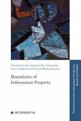Godt / Beyleveld / Overwalle |  Boundaries of Information Property | Buch |  Sack Fachmedien