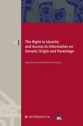  The Right to Identity and Access to Information on Genetic Origin and Parentage | Buch |  Sack Fachmedien