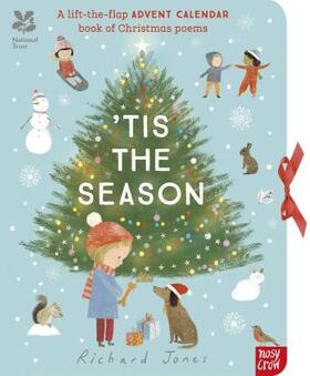 Jones |  National Trust: 'Tis the Season: A Lift-the-Flap Advent Calendar Full of Christmas Poems | Buch |  Sack Fachmedien